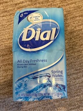 Dial Bar Soap 2008 Open Pack 7 Bars - Spring Water Scent